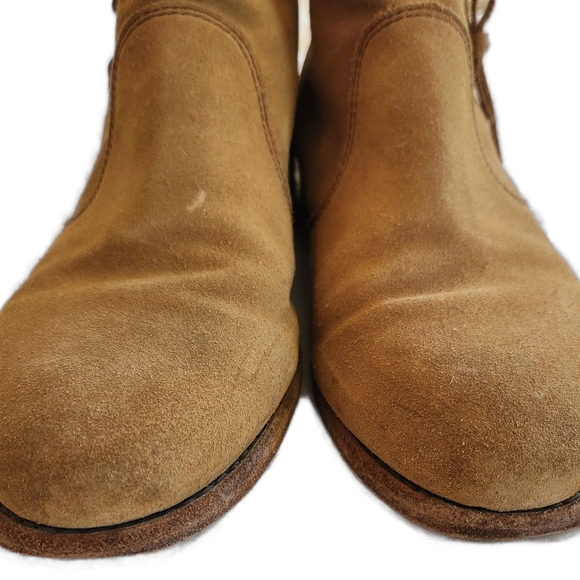 Blackstone DL55 Lion Tan Genuine Suede Booties - Picture 2 of 8